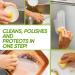 Clean It Cleaning Stone Eco-Friendly Cleaning Stone Multi-Purpose Cleaning Stone Cleaner With Sponge Cleaning Pebble Stone Shower Floor Cleaner With Gloves And Brush(3pcs) - Buy Online on GoSupps.com