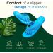 Pedi Couture Women's Pedicure Sandals - Turquoise Toe Separator Slippers - Buy Online on GoSupps.com