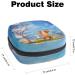 Women's Portable Period Kit - Bond Storage Pockets for Pig & Rabbit Design | Feminine Product Bag in Color1 - Buy Online on GoSupps.com