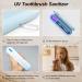 Portable UV Toothbrush Holder Travel Case - Blue | Home & Travel Toothbrush Covers - Buy Online on GoSupps.com
