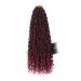 ZRQ 8 Packs Burgundy Goddess Locs Crochet Hair 24 Inch Ombre Boho Faux Locs Pre-Looped Hipple Locs Curly Soft Red River Locs Hair Extensions - Pack of 8 - Buy Online on GoSupps.com