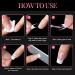 Ranrose 120pcs Square Fake Nails - Acrylic Full Cover Tips | Short French Press-On Nail Extensions | 10 Sizes | DIY Nail Art with Box - Buy Online on GoSupps.com