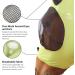 Harrison Howard Stretchable Horse Mask - UV Protection Comfortable & Breathable - Light Olive Green Size L - Buy Online on GoSupps.com