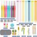 QLRFFLJOY 75 pcs Knitting Kit for Beginners - Yarn Starter Set with Needles & Hooks for DIY Crochet and Weaving - Ideal for Scarves, Sweaters, and More - Buy Online on GoSupps.com