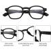 FEISEDY Blue Light Blocking Glasses for Men & Women - Retro Round Square Frames | B2928 Black 50mm - Buy Online on GoSupps.com