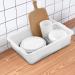 Dehouse 8 L Plastic Small Utility Bus Box 4-Pack White Plastic Tubs - Buy Online on GoSupps.com