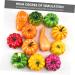 OUNONA 12pcs Simulation Small Pumpkin Plug Christmas Toys Mini Toy Halloween Pumpkin Decor Mini Artificial Autumn Bouquet Pumkin Supplies Decor for Home Foam Household Decorate - Buy Online on GoSupps.com