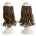 Feshfen Secrets Hair Extensions | Long Invisible Synthetic Extensions 35cm - Brown Ash Blonde - Perfect for Women - Buy Online on GoSupps.com
