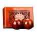 UNbit Ball Stretcher Magnetic Stress Ball Natural Gemstone Agate Handball with Bamboo Frame (Color : A Size : 51mm) 51mm A