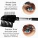 Shop Dual-Sided Eyelash & Eyebrow Spoolie Brush - Reusable Comb with Stainless Steel & Nylon Bristles | Fast International Shipping - Buy Online on GoSupps.com