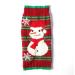 Shop Hrttsy Christmas Dog Sweater - Warm Winter Pullover for Small & Medium Dogs - Red-Green Striped Snowman Costume - Buy Online on GoSupps.com