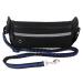 Hands Free Dog Lead with Fanny Pack for Walking Jogging Running Durable Dog Lead for Medium Large Dogs Retractable Bungee Lead Running Dog Lead with Reflective Stitches Seat Belt Buckle