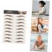 Beavorty 45 Sheets Waterproof Eyebrow Stickers Eyebrow Stencil Stickers Eyebrow Tattoos Stickers 3d Make up - Buy Online on GoSupps.com