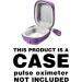 Fingertip Pulse Oximeter Case for Zacurate Pro 500DL, Facelake FL400, CMS500DA, mibest, ANKOVO - Purple Case Only - Buy Online on GoSupps.com
