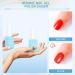 Cuticle pusher included buffer and remover set environmentally friendly remover soft polish remover nail care products stylish metallic tape for - Buy Online on GoSupps.com