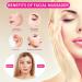 MaeDouy Mini Facial & Eye Skin Care Tools - Portable Vibrating USB Rechargeable Massager for Tightening, Anti-aging, and Relaxing Eyes - Rose - Buy Online on GoSupps.com