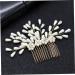 Didiseaon Bridal Headdress Hair Side Comb Clip Side Hair Comb Hair Ornaments for Women Teasing Combs for Women Goody Hair Clips for Women Tiara Bridesmaid Accessories Pearl - Buy Online on GoSupps.com