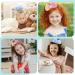 Gradient Diamond Crown Hair Pin for Girls Kids - Princess Headband Hair Clip Headdress in Pink Blue Purple - Children's Day Gift - Buy Online on GoSupps.com