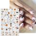 JMEOWIO 9 Sheets Halloween Nail Art Stickers Decals Self-Adhesive Star Cute Ghost Nail Supplies Nail Art Design Decoration Accessories - Buy Online on GoSupps.com