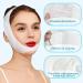 FUIPVGI Double Chin Reducer Face Strap V Line Lifting Mask Face Contouring Sleeping Mask Chin Strap V Shaped Mask Chin UP Face Lifting Belt for Women and Men Tightening Skin (White) (White) - Buy Online on GoSupps.com