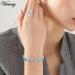 Vicmag Women's Magnetic Bracelet | Titanium Steel Ultra Strength | Adjustable with Removal Tool | Blue Onyx | Gift Box Included - Buy Online on GoSupps.com