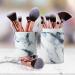 16-Piece Professional Marble Makeup Brush Set | Best Face & Eye Brushes for Foundation Concealer & Eyeshadow | International Shipping Available - Buy Online on GoSupps.com