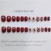 Press on Nails Short Fake Nails 24Pcs Shiny Red False fingernail with Self-Adhesive Jelly Nail Glue Tabs Press On False Nails - Buy Online on GoSupps.com
