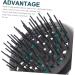 BUIFULSIC Shampoo Brush - Wear-Resistant Scale Peeling Tool for Daily Scalp Care | 9x8cm Green | International Shipping Available - Buy Online on GoSupps.com