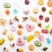 Slime Charms Food Set - 25pcs Mixed Lot Resin Flatback Cute Food Charms for DIY Crafts and Scrapbooking - Buy Online on GoSupps.com