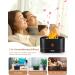 Birshe Aroma Diffuser with Flames Effect Light | 180ml Essential Oil Diffuser for Home Fragrance & Yoga | 7-Color LED Waterless Auto Shutdown Quiet Operation - Buy Online on GoSupps.com