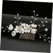 Healeved Flower Hair Comb Rhinestone Hair Accessories Hair Comb for Wedding Bride Hair Accessories Wedding Hair Comb Hair Comb for Women Accessories Fine Hair Aesthetic Hair Accessories - Buy Online on GoSupps.com