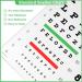 Snellen Eye Chart for Eye Exams - 20 feet - 22.11 inches - Wall Decor - Kids Gifts - Buy Online on GoSupps.com
