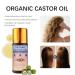 WBTQWJ Organic Castor Oil With Anti-Spill Roll On 100% Castor Oil Cold-Pressed for Hair Growth Eyebrows and Skin Nursing.-1Pcs - Buy Online on GoSupps.com