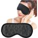 Far Infrared Magnetic Eye Mask | Adjustable Strap Blackout Blindfold for Sleep, Travel, Meditation - Velvet Eyeshade for Men and Women - Buy Online on GoSupps.com