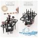 Luckyiren Makeup Brushes Drying Rack - Collapsible 28 Slot Acrylic Brush Holder Stand for Makeup Artists and Lovers - Black - Buy Online on GoSupps.com