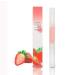 BNG Nail & Cuticle Oil Pen for Nails Care Growth Treatment 3ml Nail Oil Pen Cuticle Natural Revitalizer with Soft Brush for Moisturize Dry Nails & Cuticles Care Repairing Cracked Strawberry Strawberry 3ml