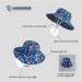 LANGZHEN Beach Sun Protection Hat for Baby Girls - Navy, 1-2 Years - Buy Online on GoSupps.com
