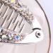 LEORX Banana Fish Hair Clip Rhinestones Ponytail Hair Comb Hair Barrettes Rhinestone Locking Hair Clip for Women 4pcs (Gold Silver) - Buy Online on GoSupps.com