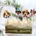 TSJ 24PCS Dog Cupcake Toppers Dogs Face Cake Toppers Puppy Pet Theme Birthday Party Decorations Supplies for Kids Dog Cupcake Topper New - Buy Online on GoSupps.com