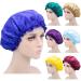 Single-layer Satin Hair Cap for Hair Protection Women's Sleep Cap for Home Use Household Cleaning Shower Cap Postpartum and Chemotherapy Headscarf Cap (Pack of 5) Multi-purpose Home Use Hair Cap