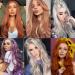 Xtrend 24 Inch Copper-Red Welly Lace Front Wig - Synthetic Heat-Resistant Natural Looking Glue-Free Part - Chestnut Brown Loose Corrugated Ginger Wig - Buy Online on GoSupps.com