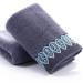 Cotton Leaf Embroidery Face Wash Hand Towel - Small Bath Towel in Cotton Yarn (Color E, 1pcs) - Buy Online on GoSupps.com
