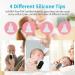 Omoomo Electric Nasal Aspirator for Baby - USB Rechargeable with Warm Light, Low Noise, 3 Suction Levels - Includes 4 Silicone Tips, Nasal Spray Bottle, and Tweezers - Buy Online on GoSupps.com