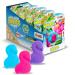 INKEE FLAMINGO Bath Bombs for Kids 15 x 15 g Fun Colours Jojoba Oil and Chewing Gum Flavour