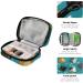 Blue Cartoon Cats Pill Case Bag | Zipper Weekly Organizer for Travel & Home Storage - Buy Online on GoSupps.com