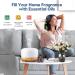 YIKUBEE 500ml Essential Oil Diffuser for Large Rooms - Home Aromatherapy with Cool Mist (Yellow) - Buy Online on GoSupps.com