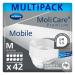 Molicare Premium Mobile disposable pants: discrete use in incontinence for women and men 10 drops sizeM (80-120 cm hip circumference) 3x14 pieces 10 drops 14 pieces (3 pack) 42 pieces