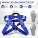 Buy Wiyety Adjustable Climbing Belt & Gloves - Safety Gear for Tree Climbing & Crash Protection (Blue) - International Shipping Available - Buy Online on GoSupps.com