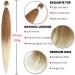 Xusuperb 30-Inch Pre-Stretched Braiding Hair - Blonde Ombre Kanekalon Extensions (T27/613#) - Easy Braids 6 Pack - Soft Yaki Synthetic Hair for Perfect Braids - Buy Online on GoSupps.com