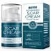 Metetas Advanced Scar Cream 1.7 Oz Scar Cream Gel For Surgical C-Section Stretch Marks Keloids Burns Reducing Treatment Silicone Scar Gel Effective Remove Old & New Scars -50ml 1.76 Fl Oz